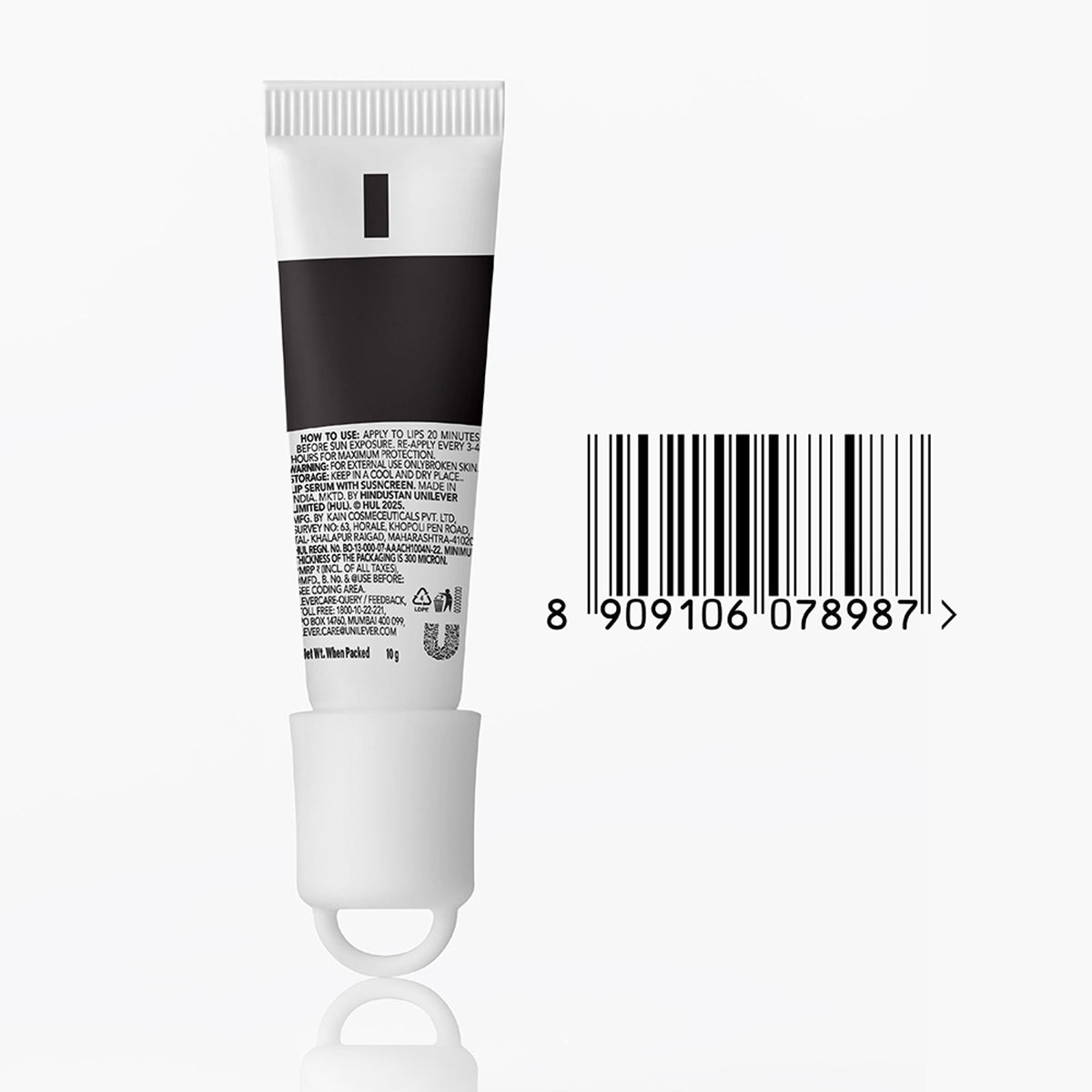 Novology SPF 50 PA++++ Lip Balm Serum, For Pigmented & Dry Lips, UV Protection, Non-Tinted