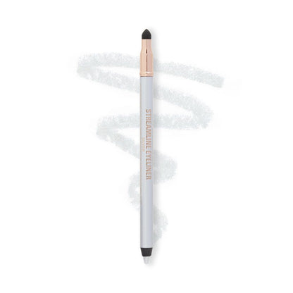 Makeup Revolution Streamline Waterline Eyeliner Pencil-Ultra Creamy Smudge Proof Smokey Looks - Silver