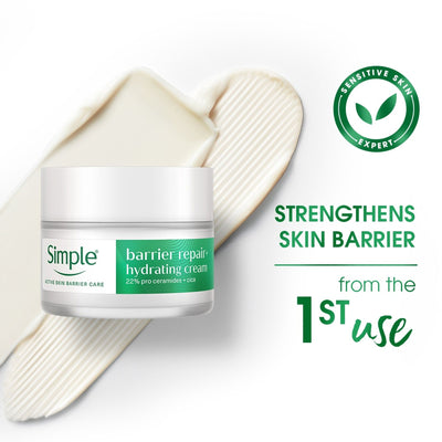 Simple Active Skin Barrier Care Restorative Rich Cream, Relieves Dryness