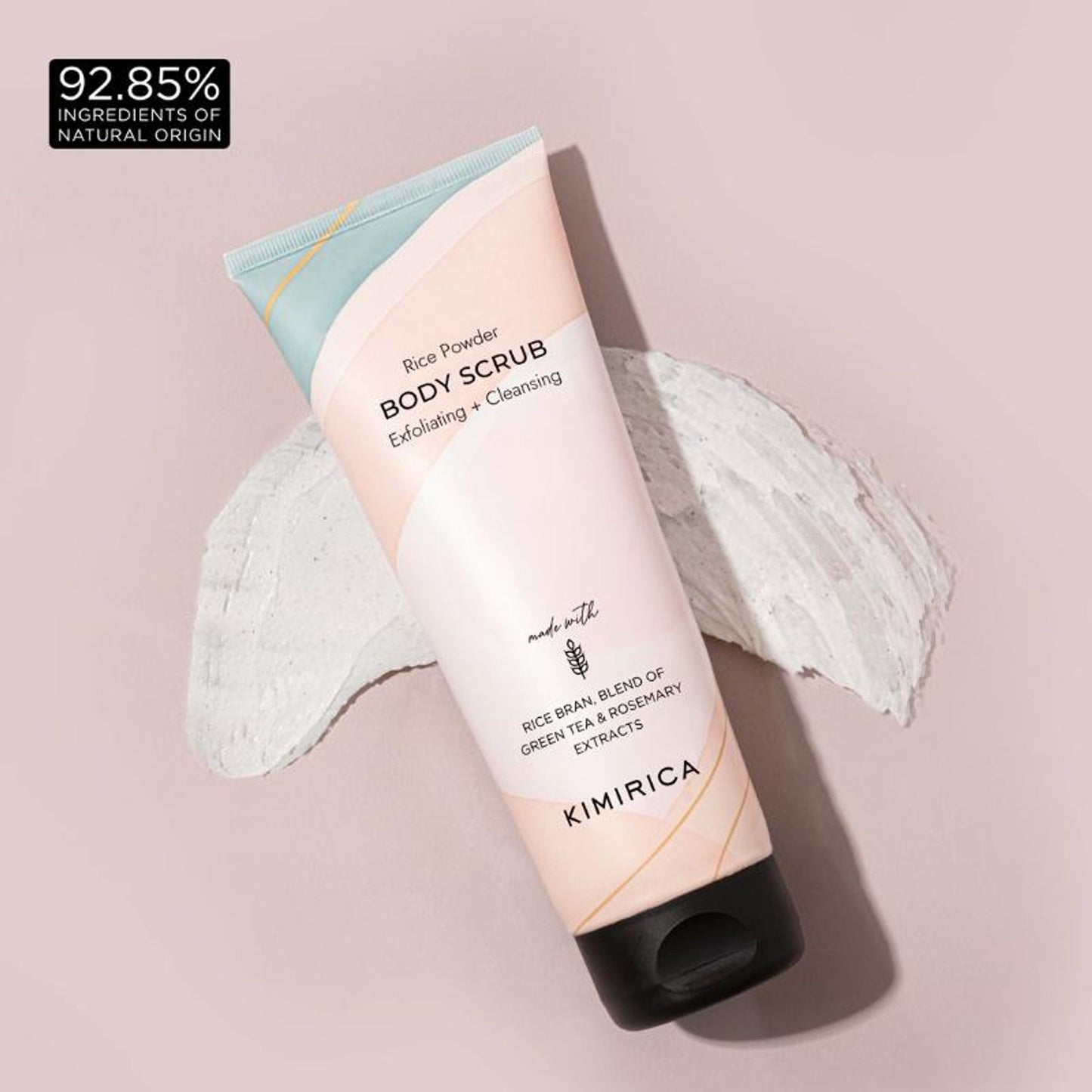 Kimirica Exfoliating, Cleansing & Moisturising Rice Powder Body Scrub for Soft & Smooth Skin