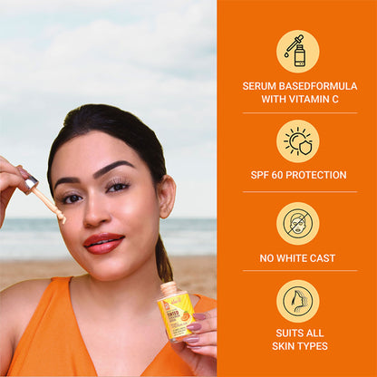 IBA Bright Glow Tinted Sunscreen Serum SPF 60 PA++++