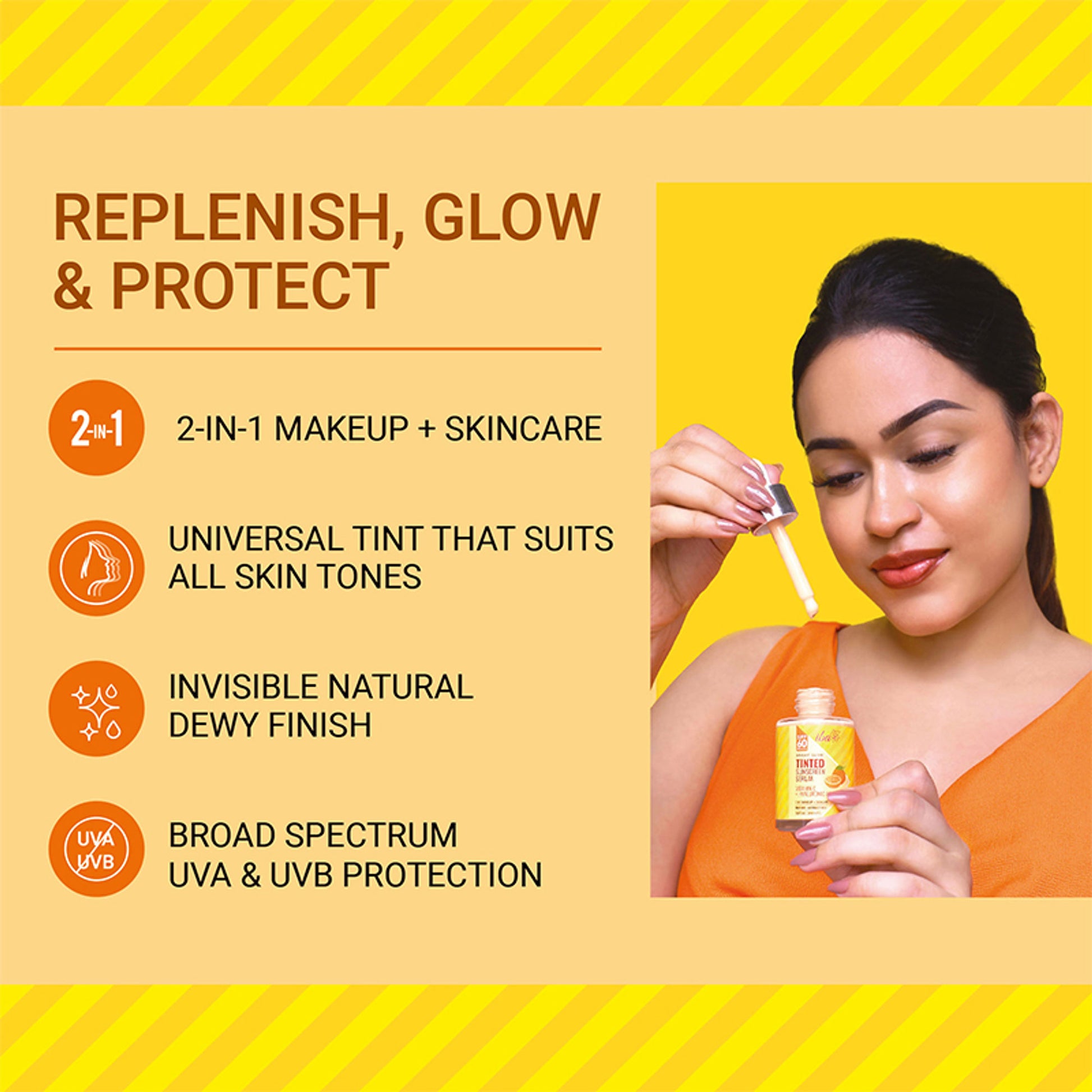 IBA Bright Glow Tinted Sunscreen Serum SPF 60 PA++++
