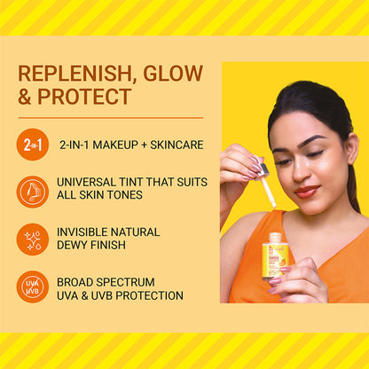 IBA Bright Glow Tinted Sunscreen Serum SPF 60 PA++++