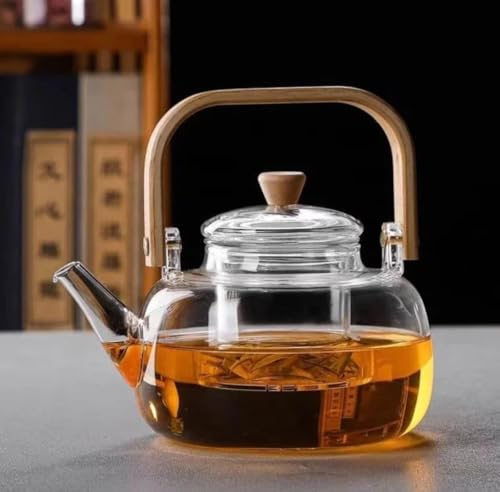 Jinelza Borosilicate Glass Teapot 900ml