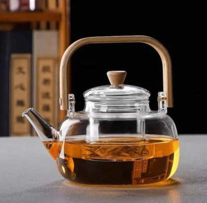 Jinelza Borosilicate Glass Teapot 900ml