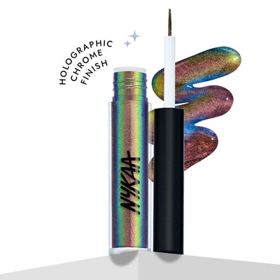 Nykaa Cosmetics Stardust Dual Chrome Eyeliner with Holographic Finish - URL IRL