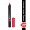 PAC Insanely Matte Lip Crayon - 12H Longlasting, Non Drying, Smudgeproof, Matte Finish - Fiercy Red