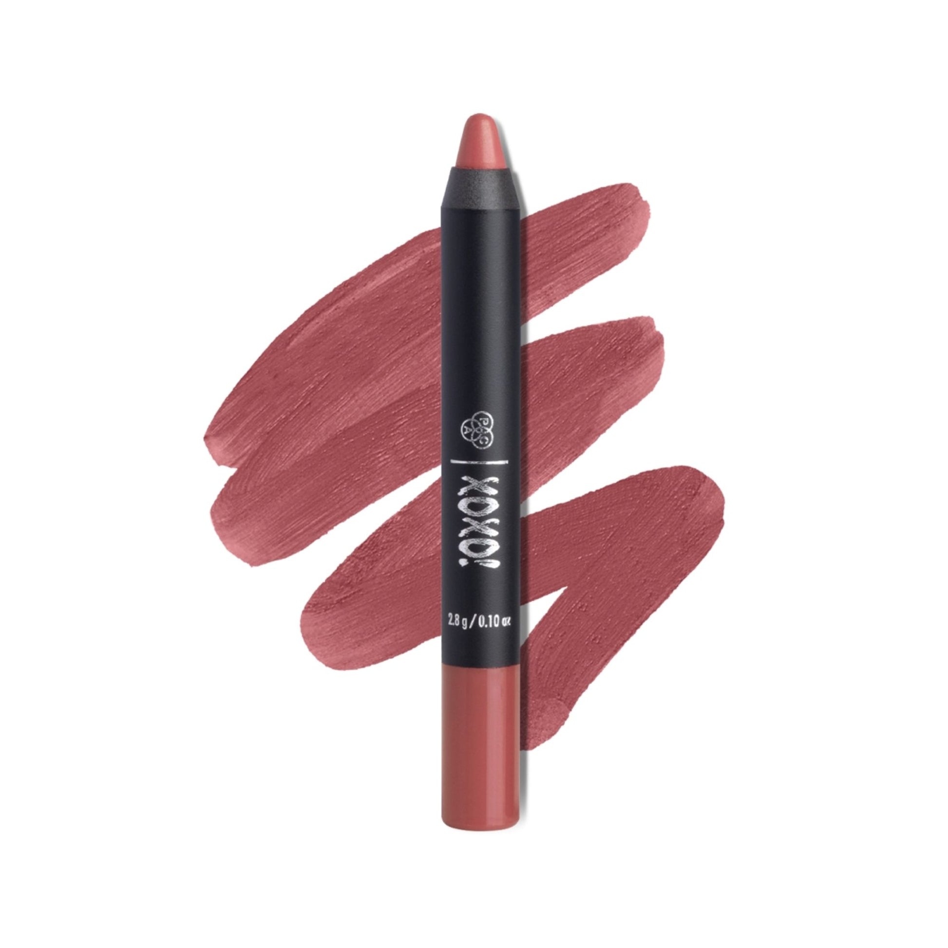PAC XOXO Lip Crayon - Highly Pigmented, One Swipe Payoff, Comfortable Matte, 12 Wear - Sweet Kisses