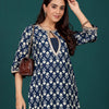 Dhiyona VA Women's Ethnic Motifs Printed Regular Pure Cotton Kurta with Trousers & With Dupatta