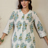 Dhiyona IE Printed Pure Cotton Top With Trousers Co-Ords