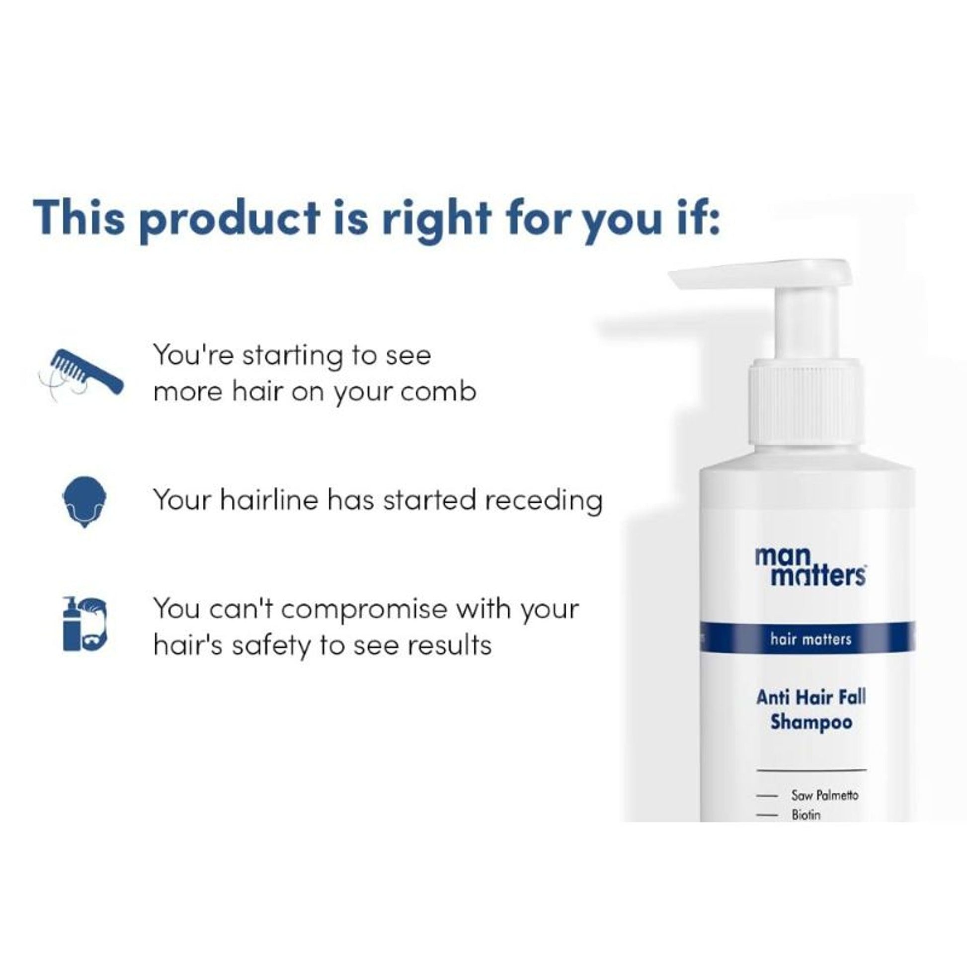 Man Matters Anti Hair Fall Shampoo
