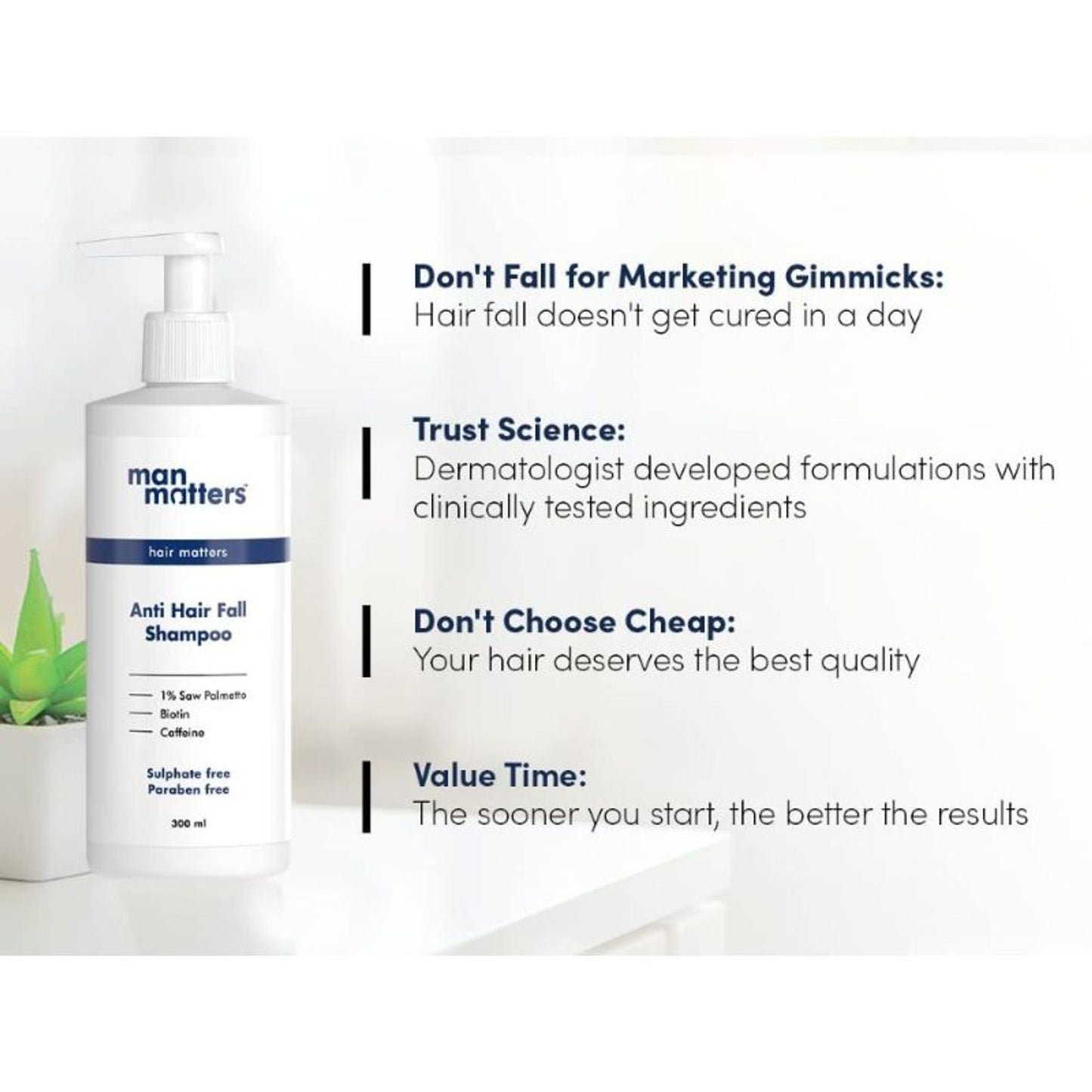 Man Matters Anti Hair Fall Shampoo