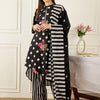 Dhiyona IE Women Floral Printed Regular Pure Cotton Kurta with Palazzos & With Dupatta