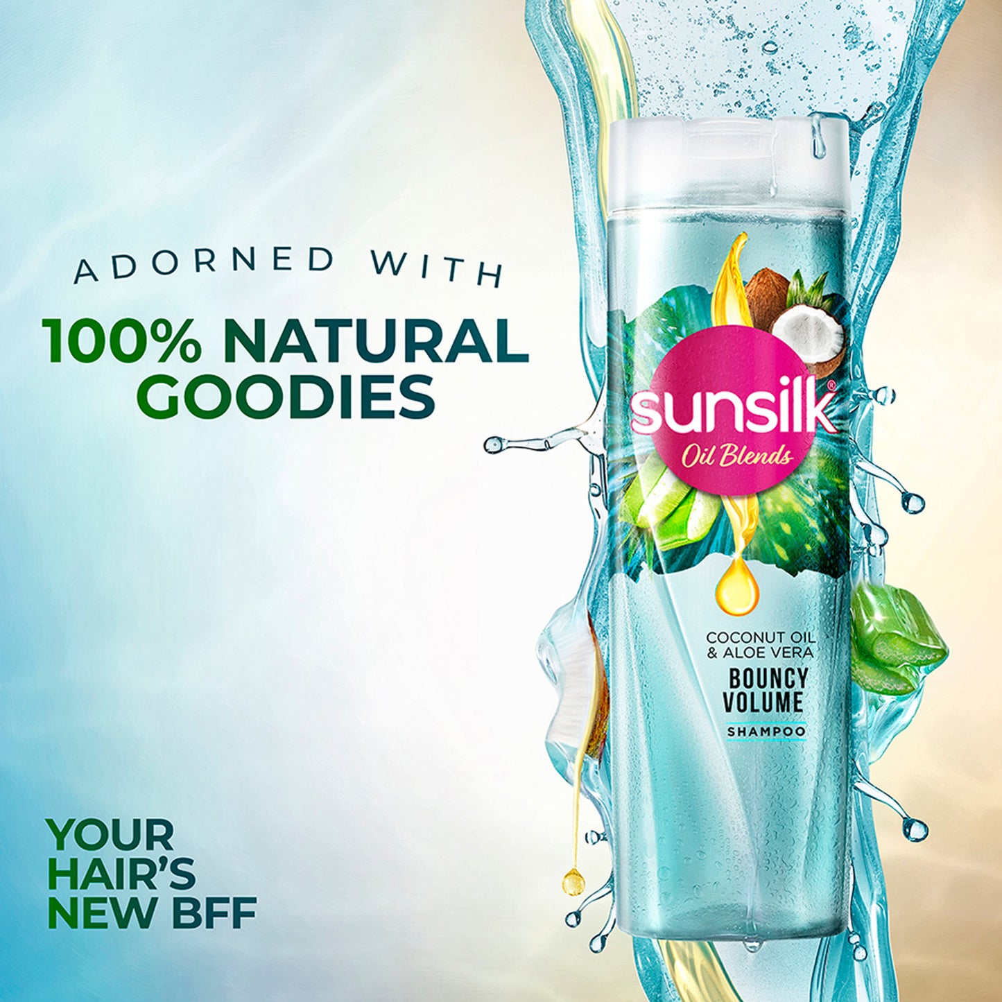 Sunsilk Coconut Water & Aloe Vera Volume Hair Shampoo