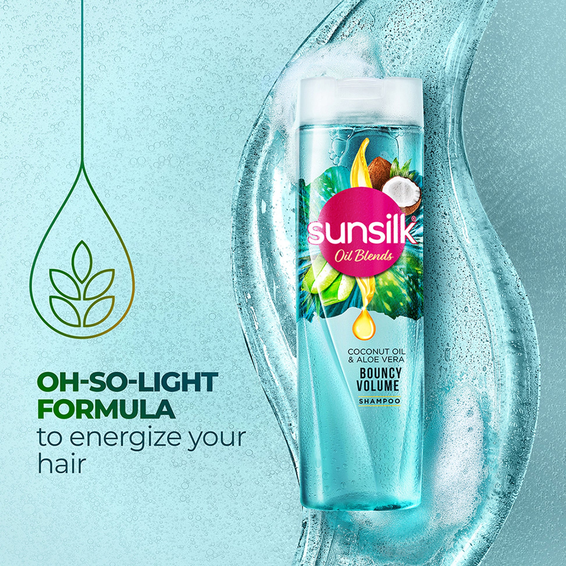 Sunsilk Coconut Water & Aloe Vera Volume Hair Shampoo