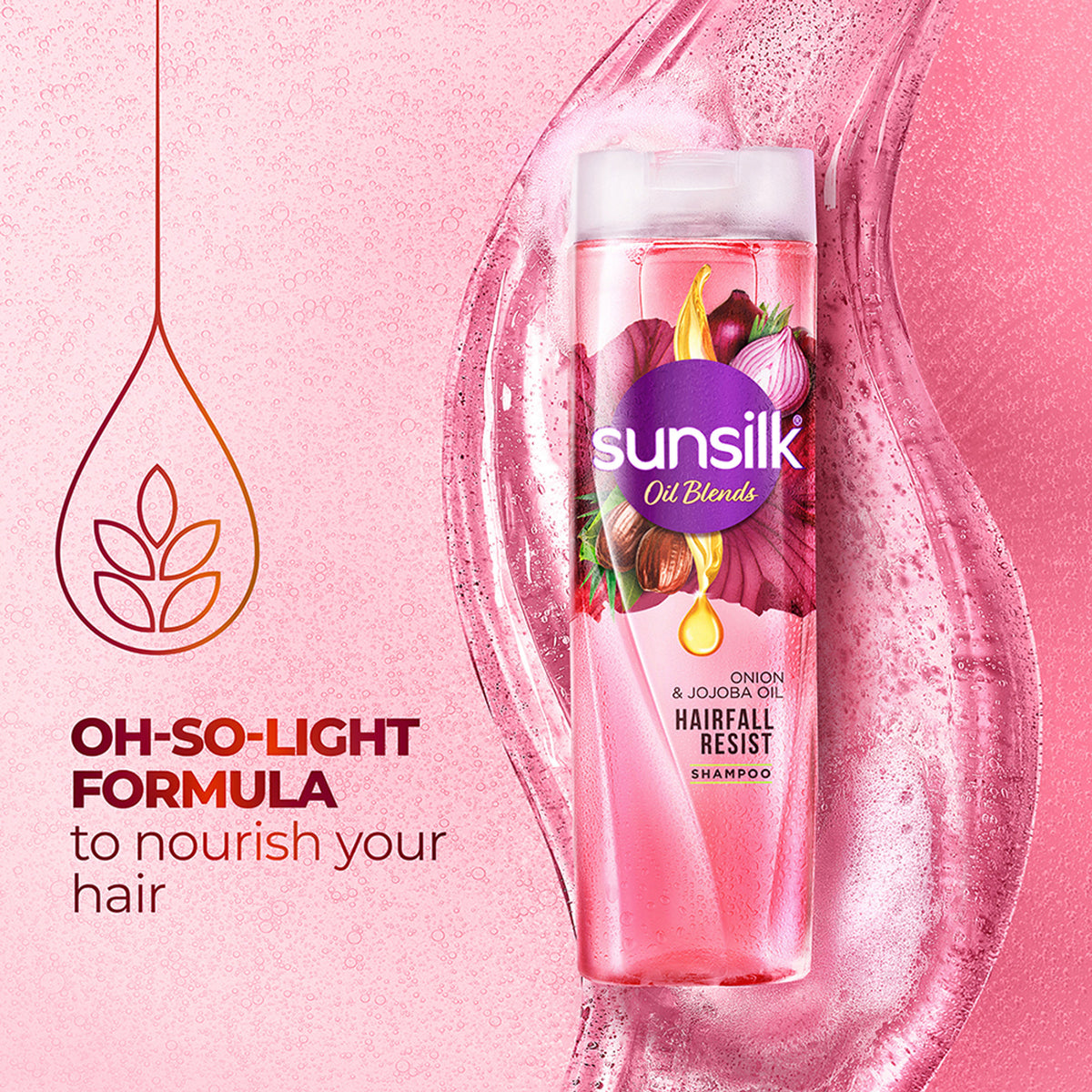 Sunsilk Hairfall Shampoo With Onion & Jojoba Oil