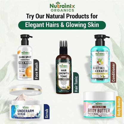 Nutrainix Organics Underarm Cream For All Skin Types Reduce Underarm Irritation