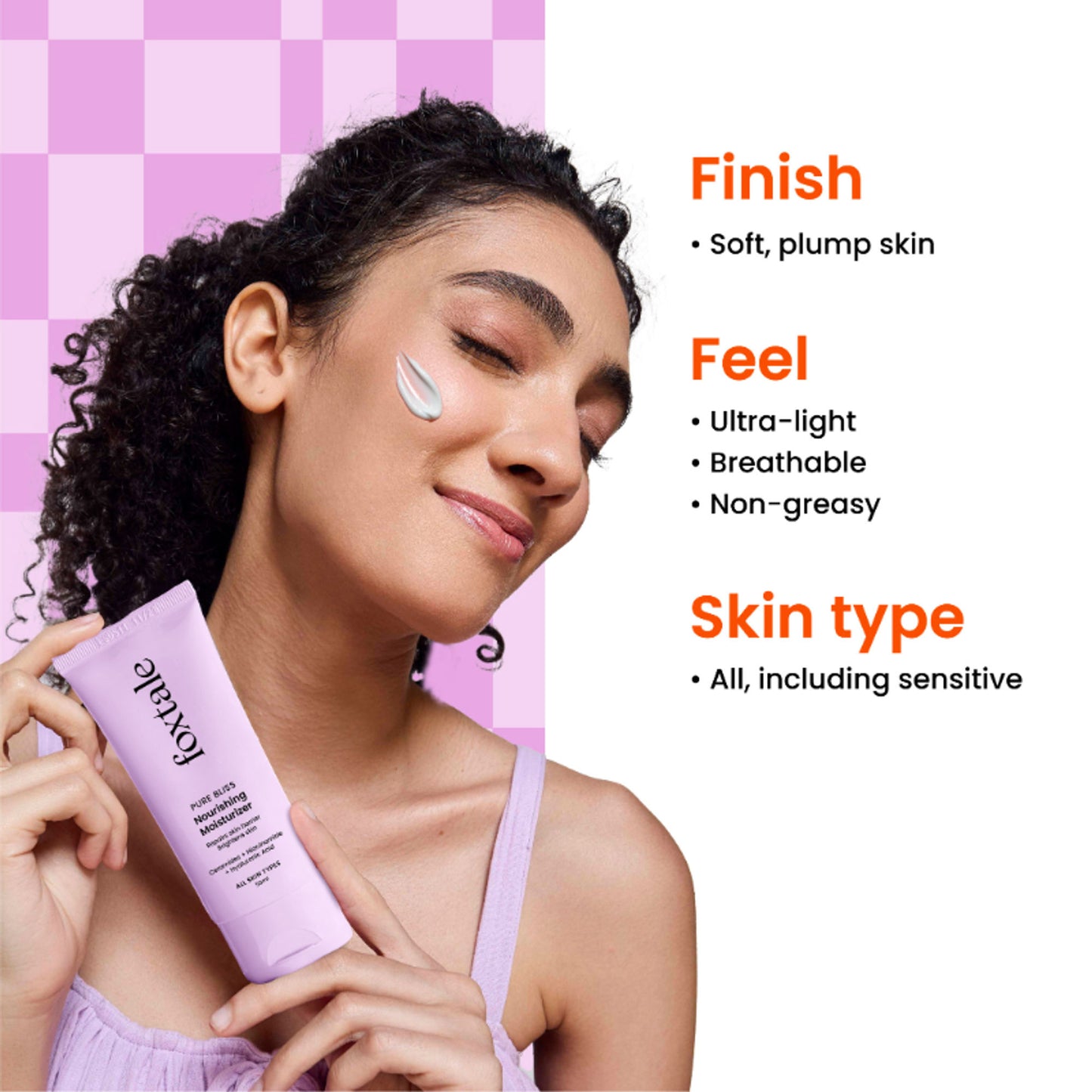 Foxtale Nourishing Ceramide Moisturizer For Barrier Repair, Hydration & Rough Skin