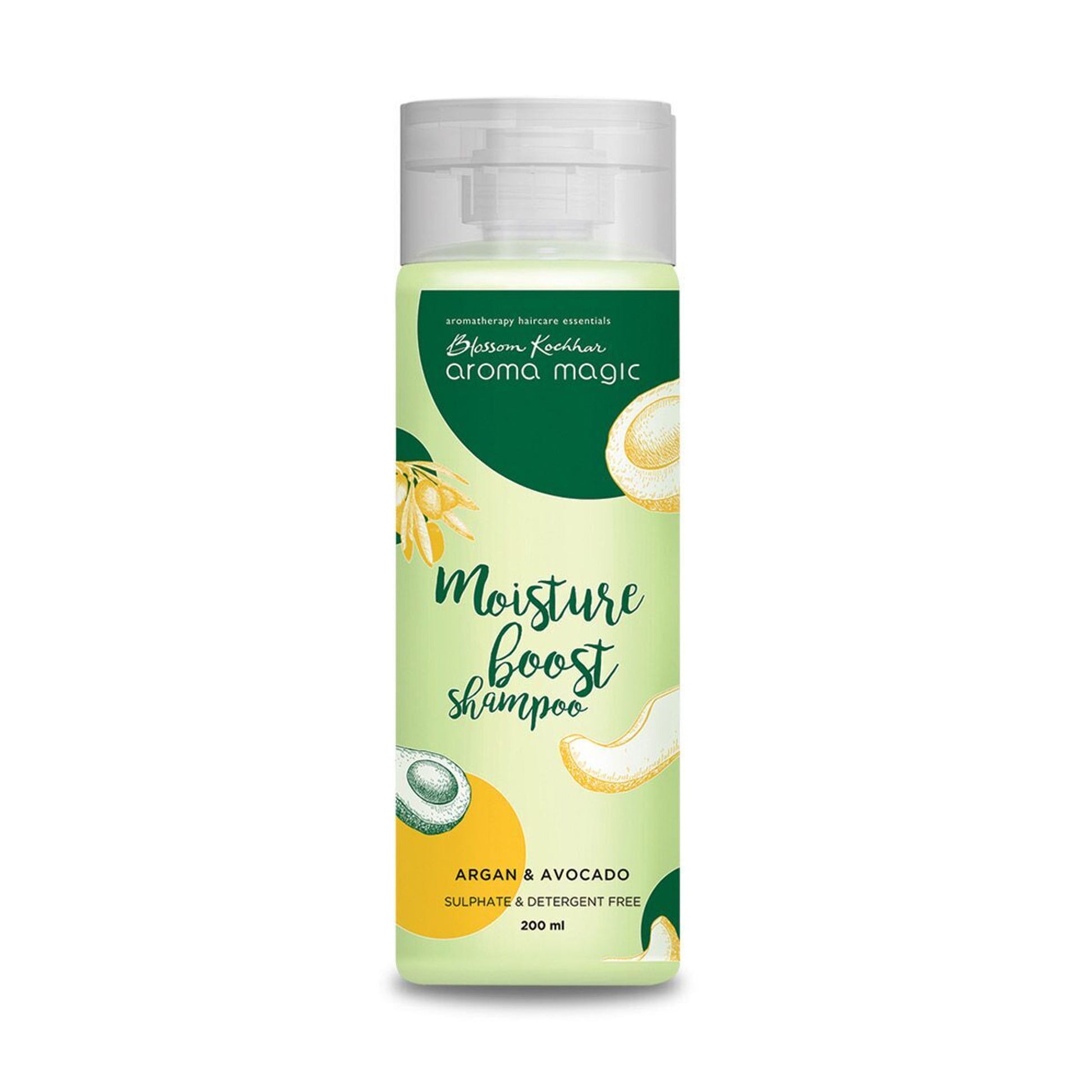 Aroma Magic Moisture Boost Shampoo Argan Avocado Sulphate Detergent Free