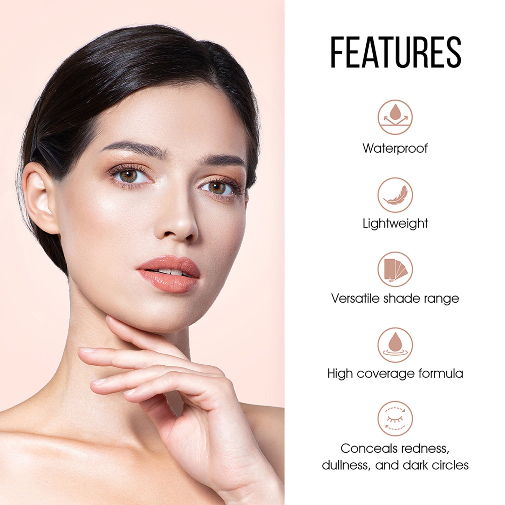 Colors Queen Perfect Oil Free Base Concealer - 01
