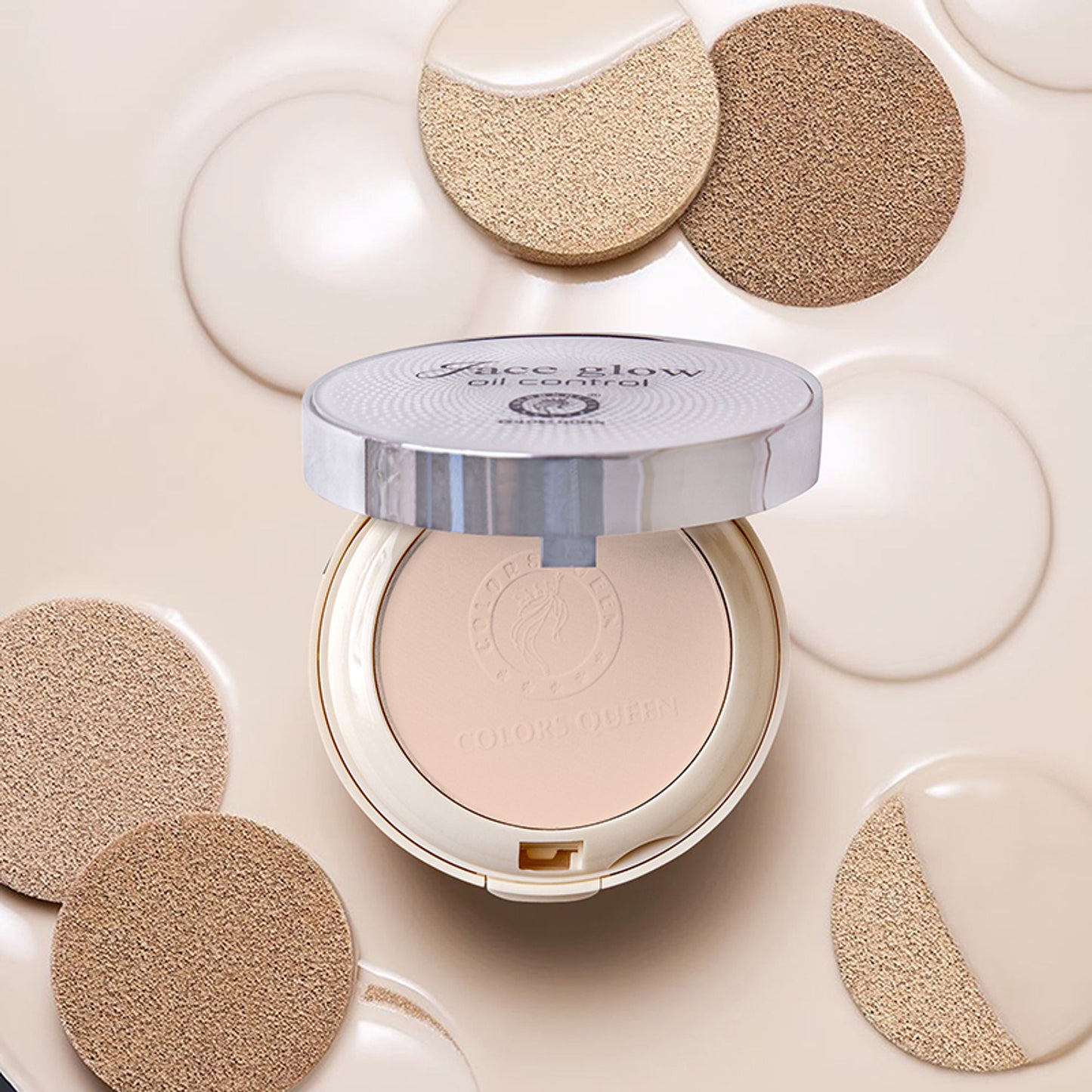 Colors Queen Face Glow Oil Control Powder Upto 24 Hours - 02