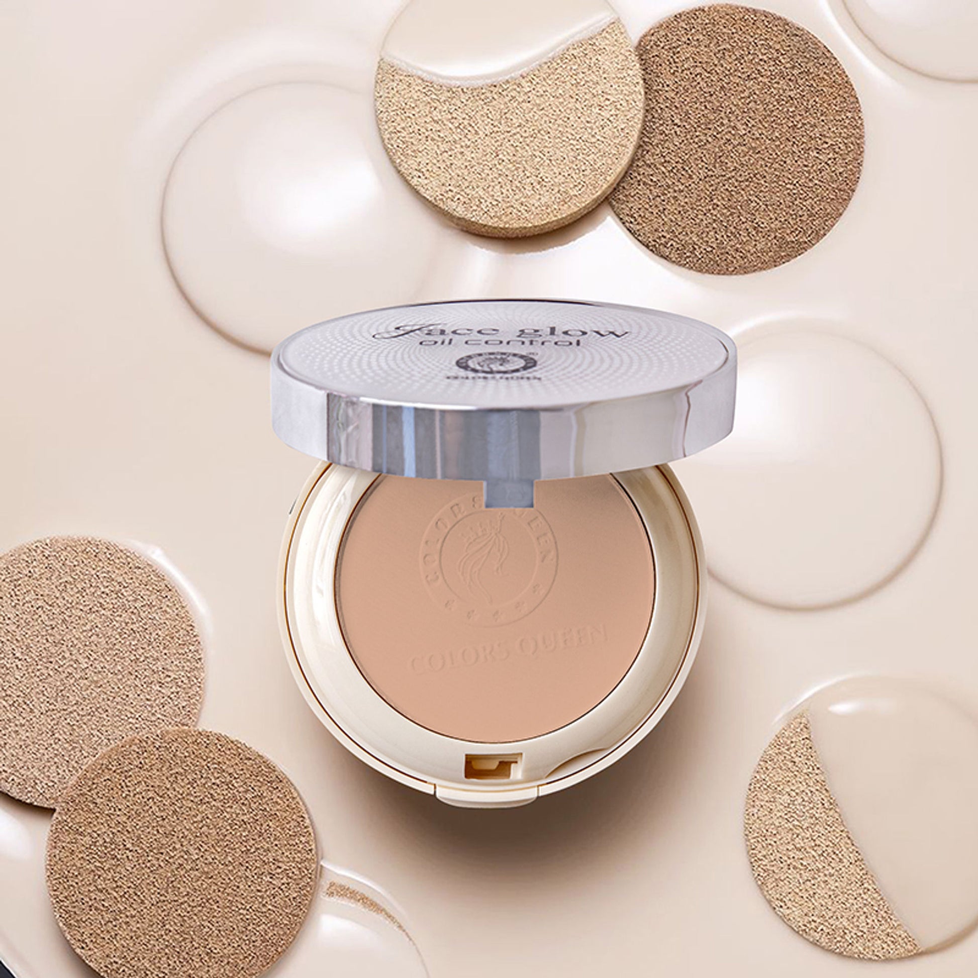 Colors Queen Face Glow Oil Control Powder Upto 24 Hours - 04