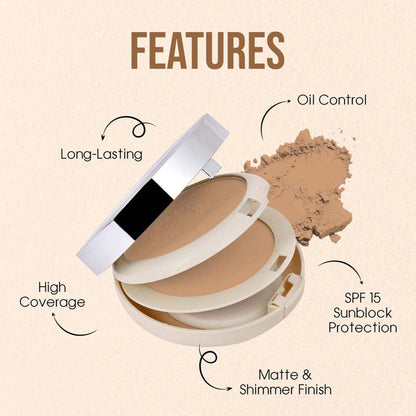 Colors Queen Face Glow Oil Control Powder Upto 24 Hours - 04