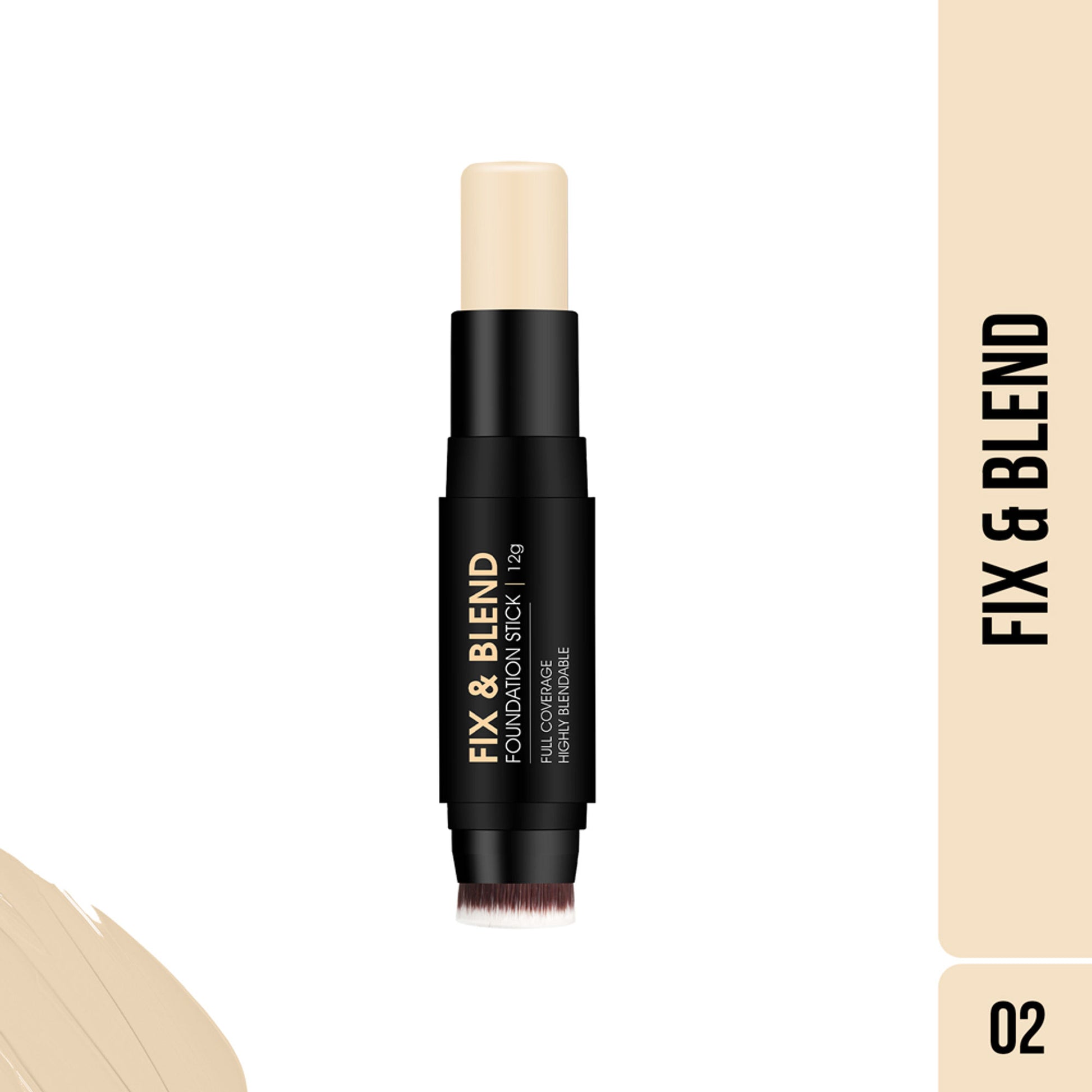 Colors Queen Fix & Blend Foundation Stick - 02 Warm