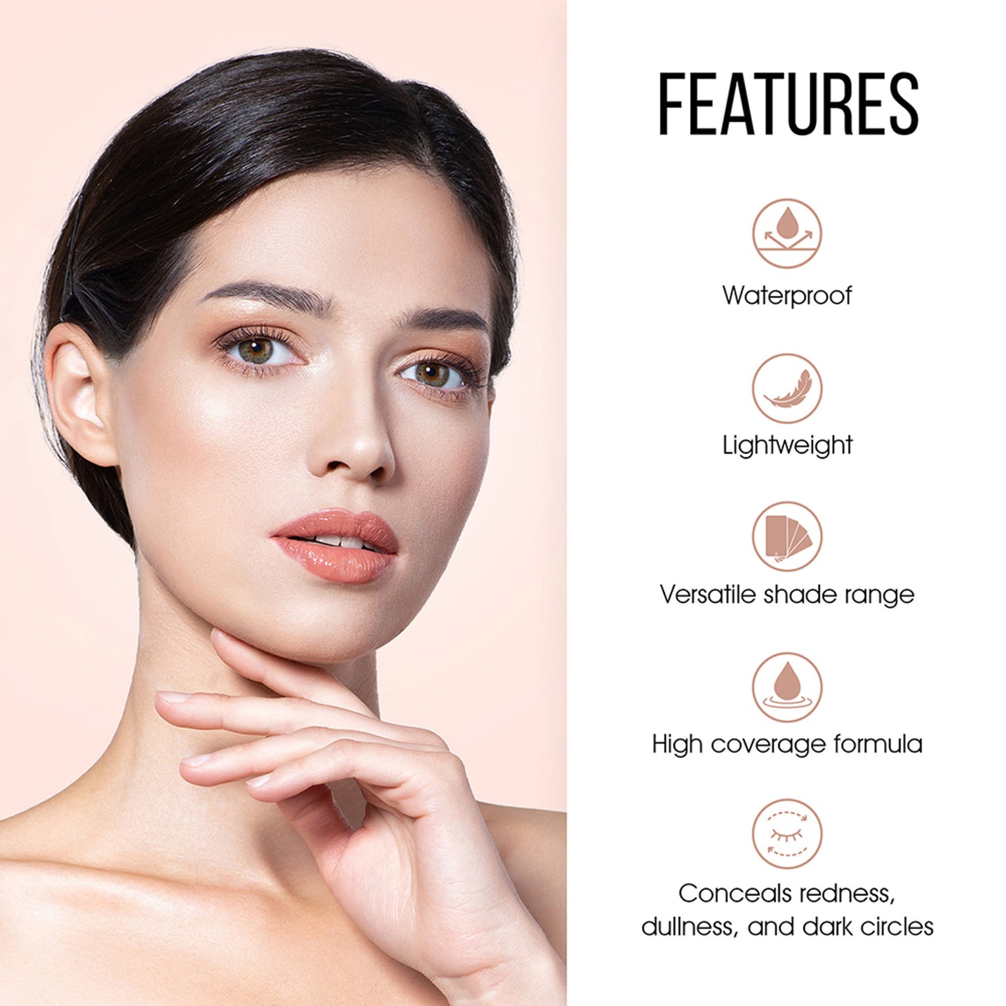 Colors Queen Perfect Oil Free Base Concealer - 02