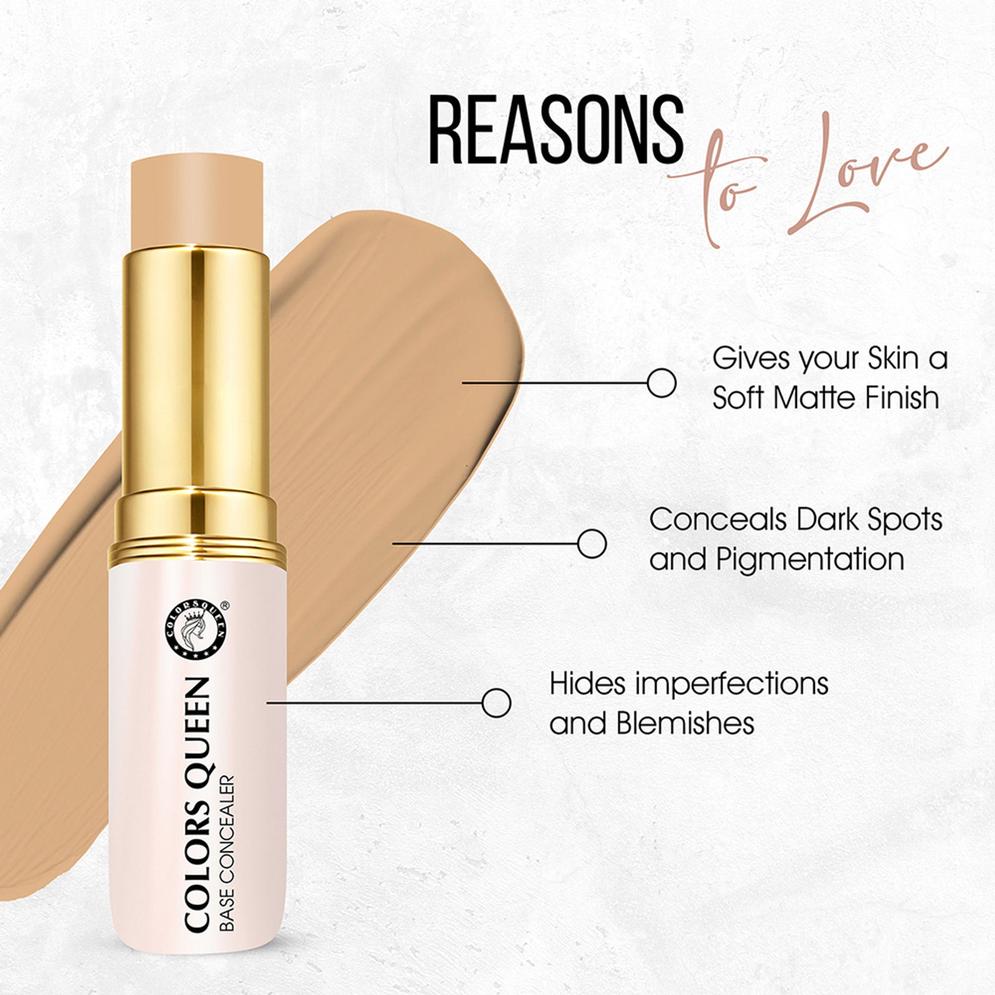 Colors Queen Perfect Oil Free Base Concealer - 05