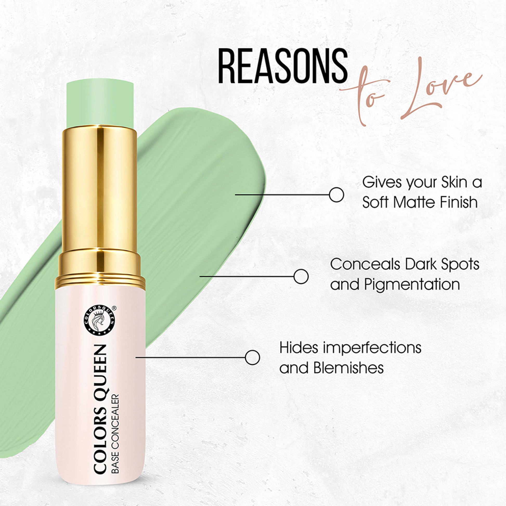 Colors Queen Perfect Oil Free Base Concealer - 07
