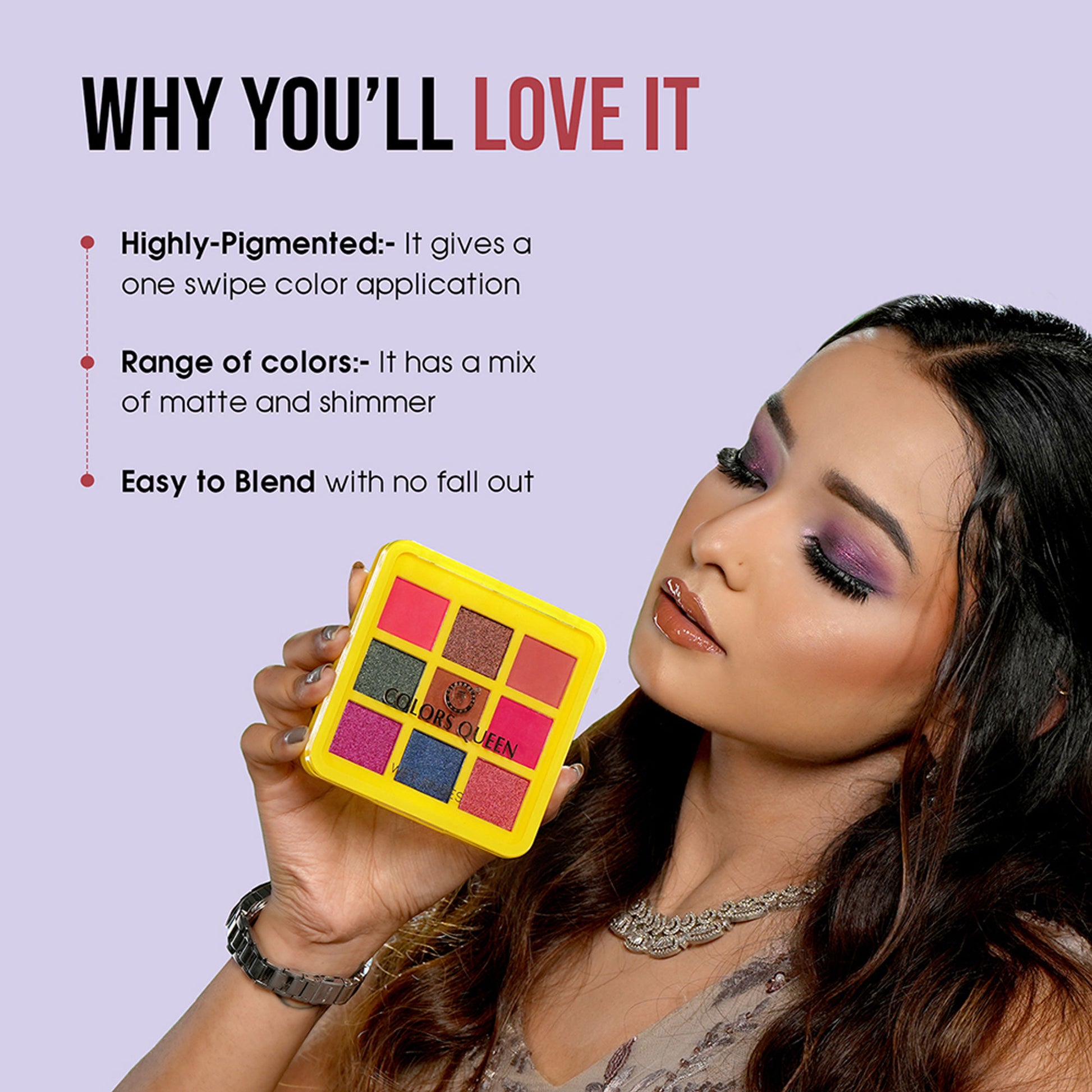 Colors Queen 9-in-1 Eyeshadow Palette - Wet Nudes-02