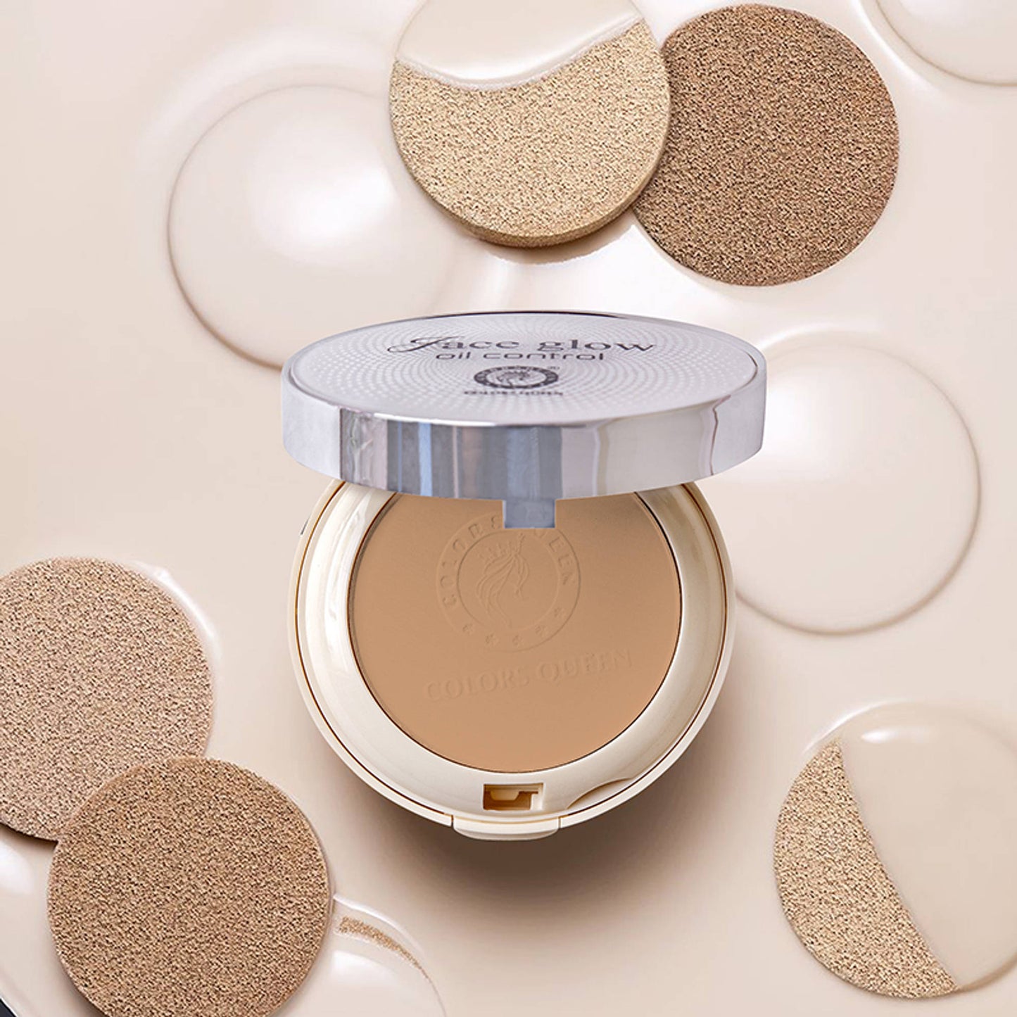 Colors Queen Face Glow Oil Control Powder Upto 24 Hours - 05