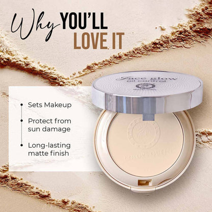 Colors Queen Face Glow Oil Control Powder Upto 24 Hours - 05