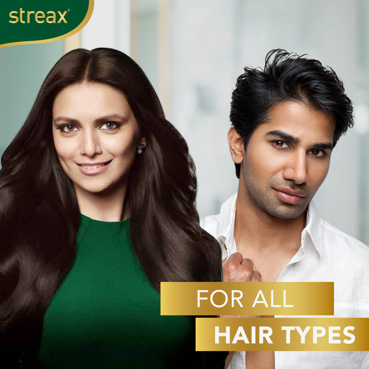 Streax Insta Shampoo Hair colour for 100% Grey Coverage, Burgundy