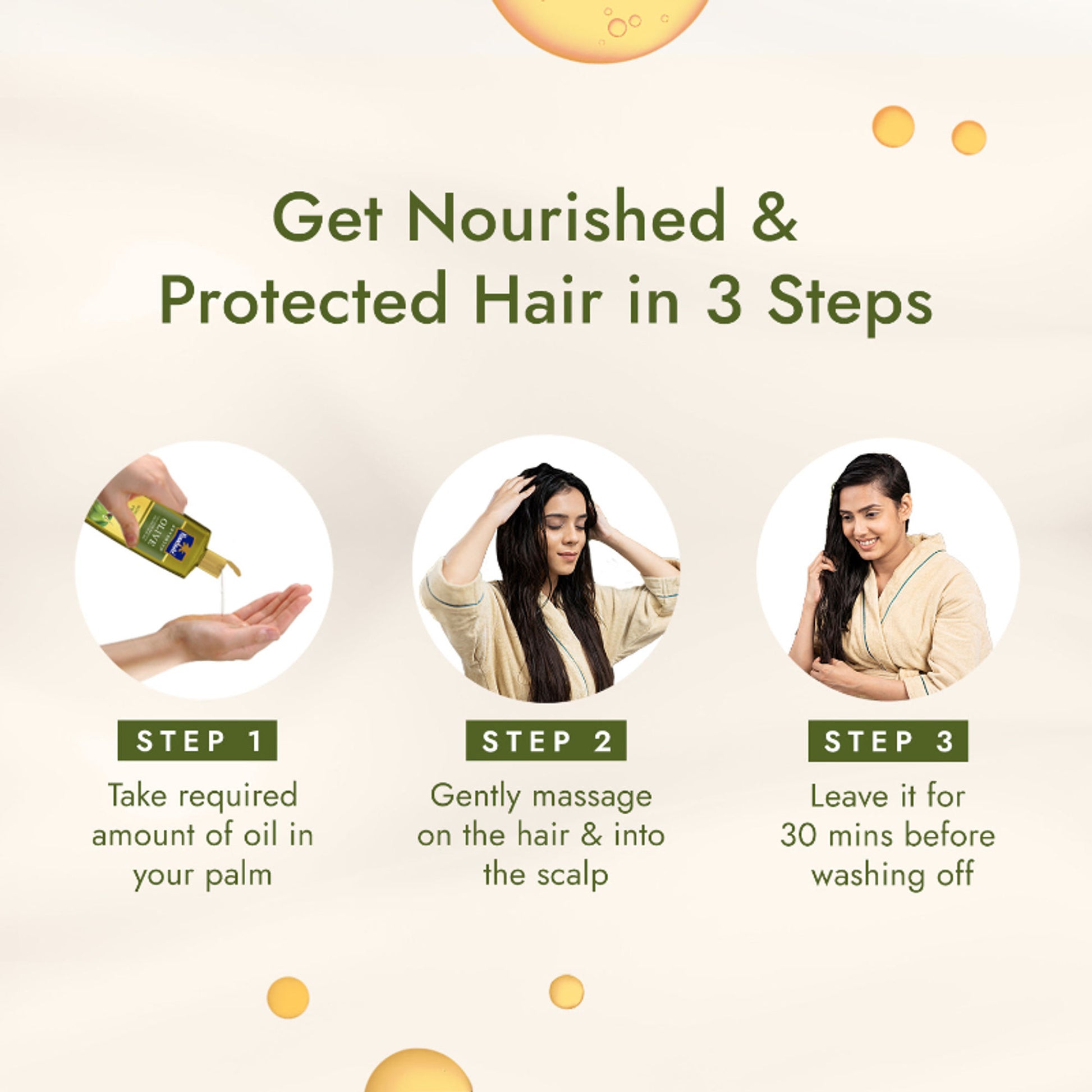 Parachute Advansed Olive Enriched Coconut Hair Oil, Upto 10X Less Hair Fall And 90% Stronger Hair