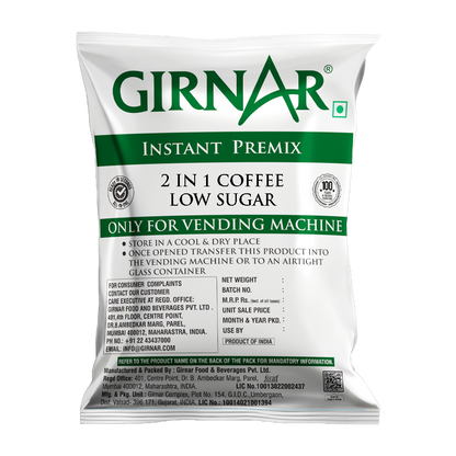 Girnar Instant Premix 3 In 1 Coffee (1kg Vending Pack)