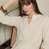 Dhiyona IE Women Ethnic Motifs Embroidered Pure Cotton Kurta with Palazzo