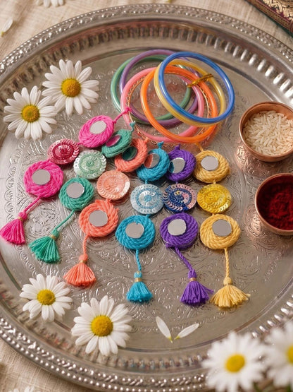 Anouk Set Of 2 Bangle Style Handcrafted Bhaiya Bhabhi Rakhi