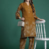 Indyancart IE Embroidered Straight Tunic & Trousers Co-Ord Set