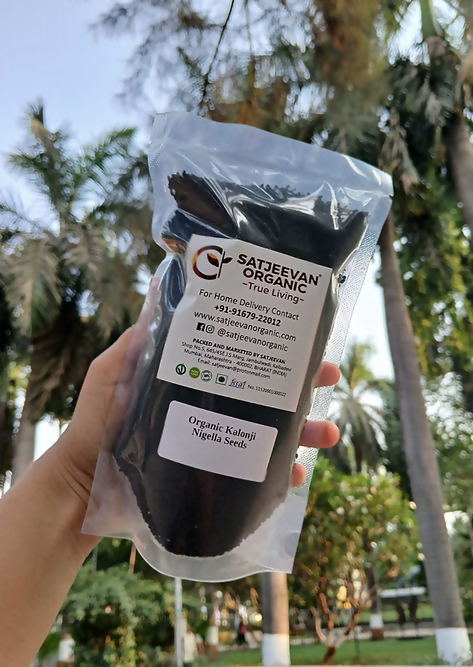 Satjeevan Organic Kalonji Nigella Seeds