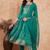 Dhiyona SN Women's Floral Woven Design Kurta with Trousers & Dupatta