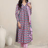Indyancart IE Women Floral Printed Panelled Pure Cotton Kurta with Trousers & With Dupatta