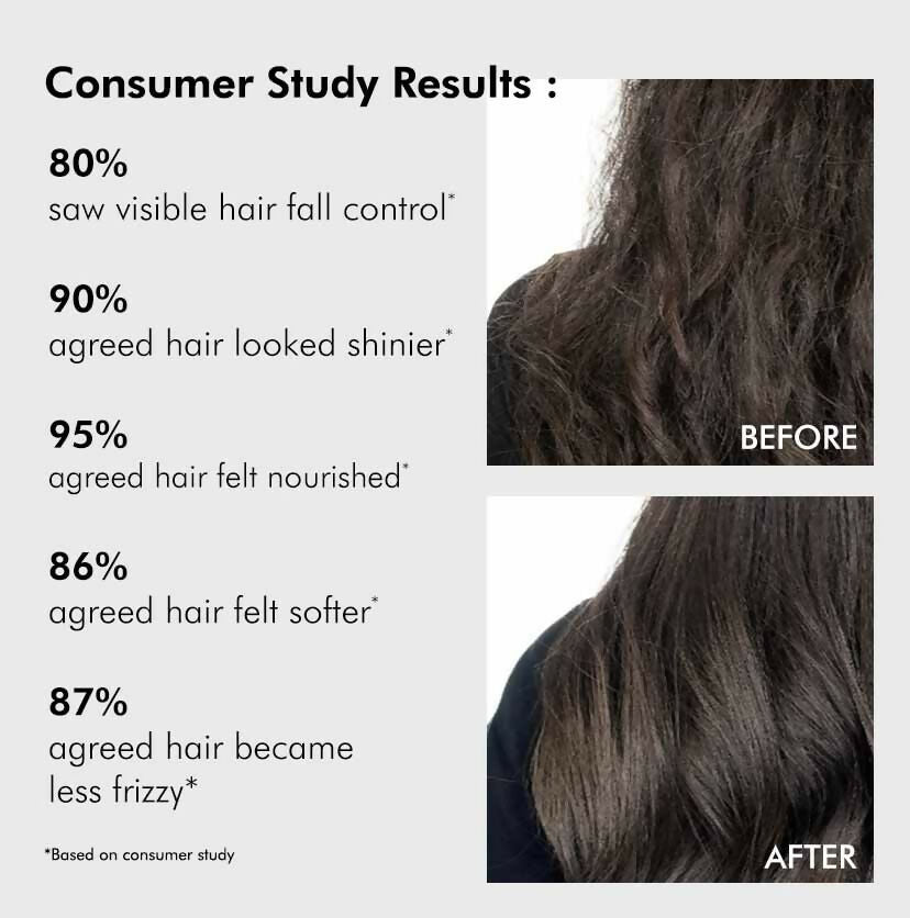 mCaffeine Advanced Hair Growth Serum with 20% Caffexil and rosemary, featuring a dropper bottle of hair serum on a white background.