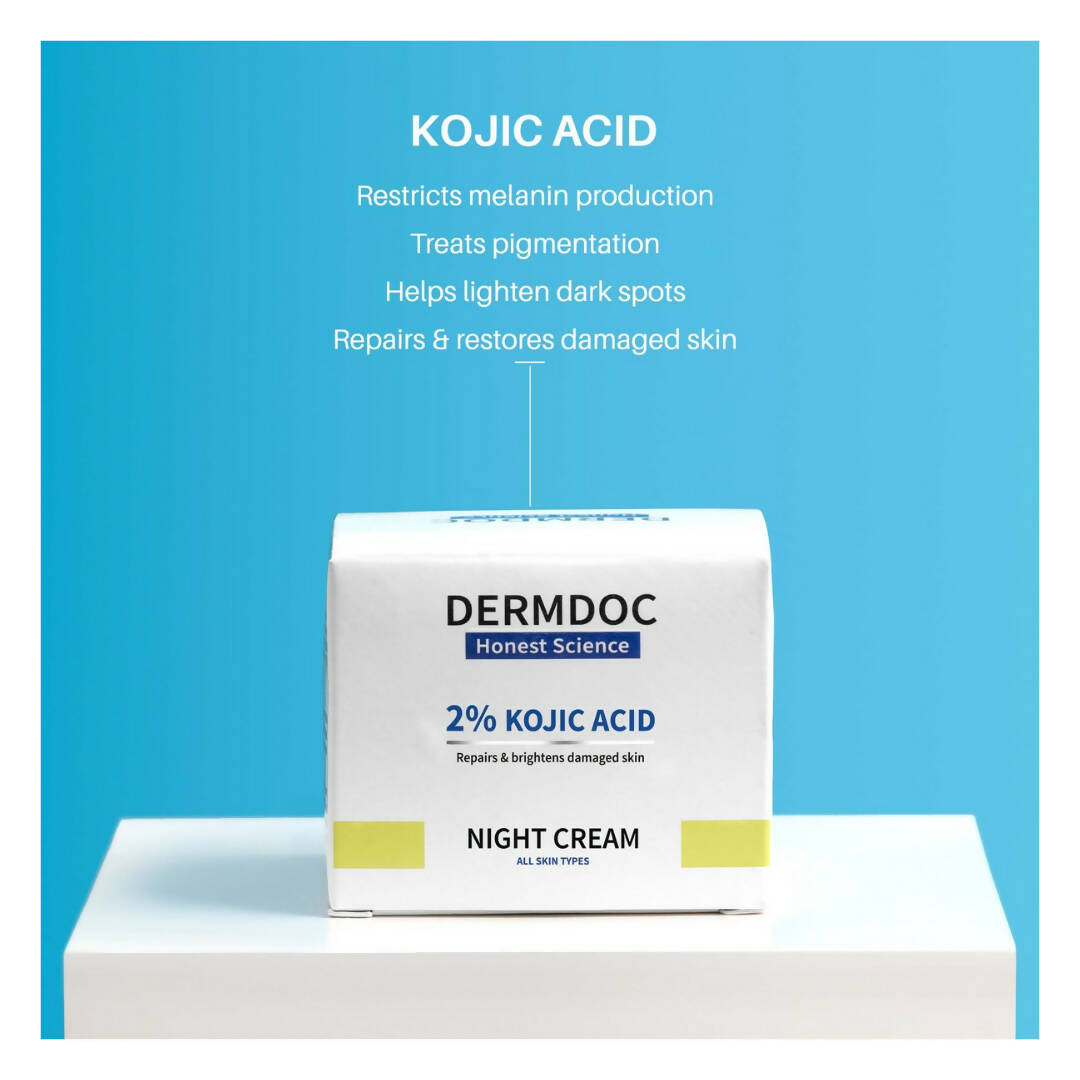 Dermdoc 2% Kojic Acid Night Cream - Indyancart