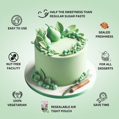 Confect Pea Green Fondant | Edible Sugarpaste