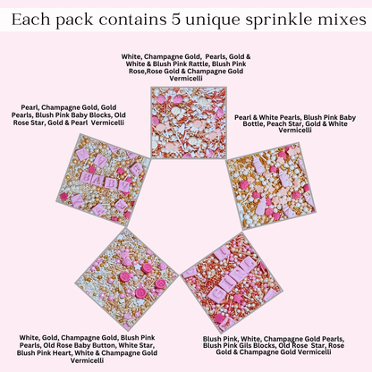 Confect Girls Baby Shower Sprinkles | Edible Sprinkles