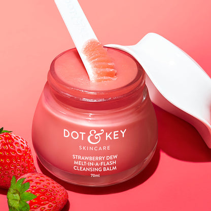 Dot & Key Strawberry Dew Cleansing Balm for Dewy Skin