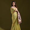 Dhiyona GR Women's Siara Green Muga Cotton Saree