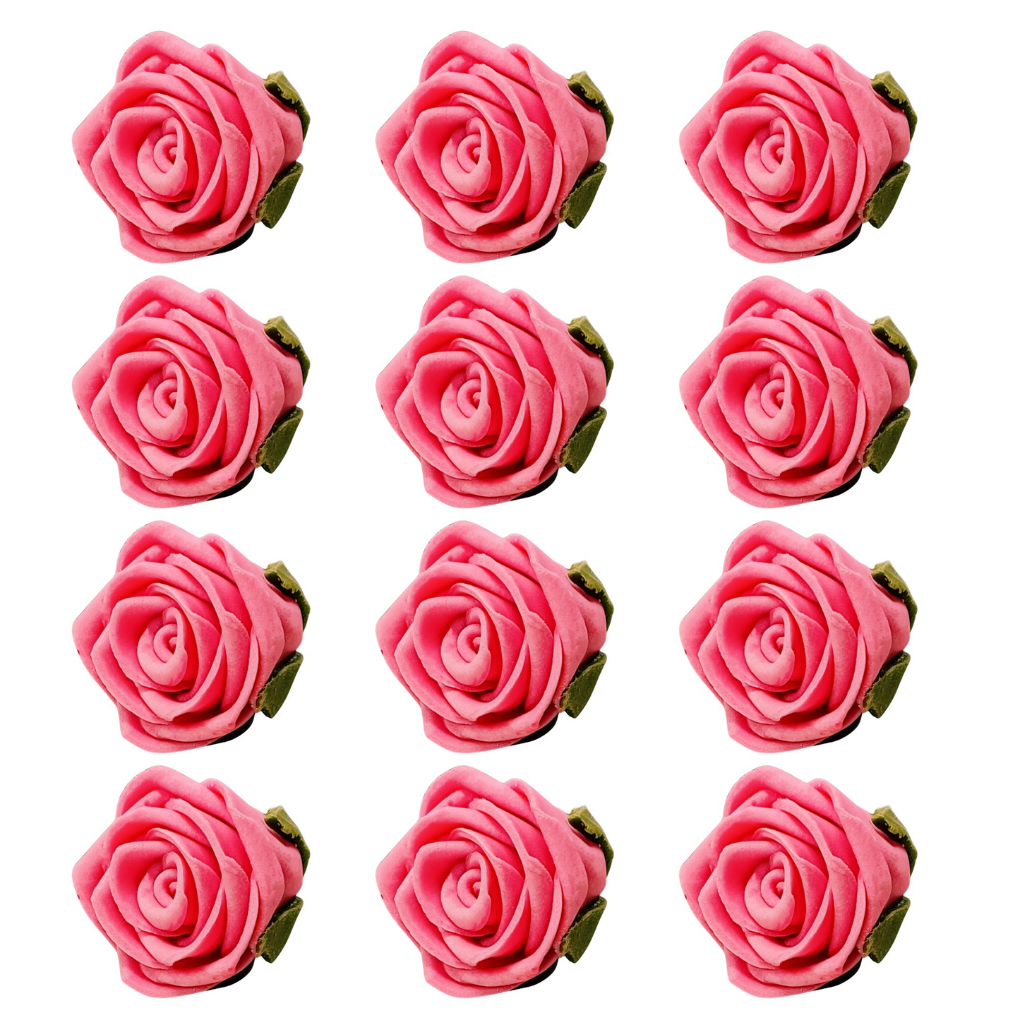 Confect French Rose Pink | Edible Sugar Roses Topper